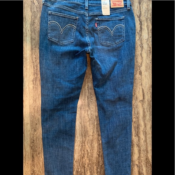 LEVI”’S 535 SUPER SKINNY MID RISE 14 SHORT 32/28 - Picture 2 of 10